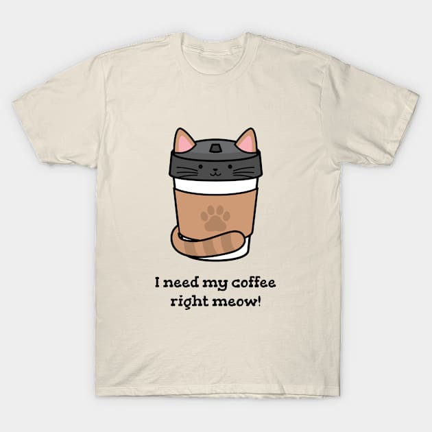 Right Meow T-Shirt by Iskapa